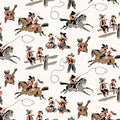 Ivory - Rodeo Babes - Cozy Flannel - Windham - 53421F-7