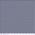 Gingham Check - Navy - 1 8th inch Small - Riley Blake - C440-21 NAVY