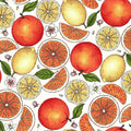 Cream Citrus - Fancy Fruit - Kris Lammers - Maywood Studio - 10305M-E