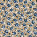 Delightful - Hearts Gold - Riley Blake - C10252R-GOLD