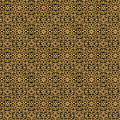 Gold Black Foulard Tiles - Chicken Shack - Jan Matt - Henry Glass - 3309-39