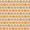 Light Natural Etched Pumpkins - Hello Fall - Benartex - 13012B-07