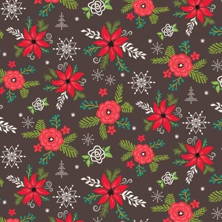 Charcoal Main - Winter Wonder - Riley Blake - C12060R-CHARCOAL