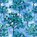 Chromaview - Blue Trees - Blank Quilting - Denise Russell - 9729-70 Lt - 045945218790
