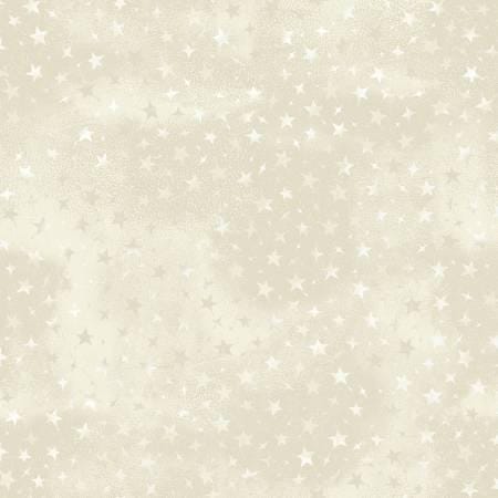Cream Stars Digitally Printed - Forest Chatter - Maywood Studio - D10297M-E