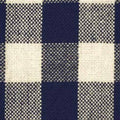 Navy Cream Small Check Homespun - Dunroven House - H704-N