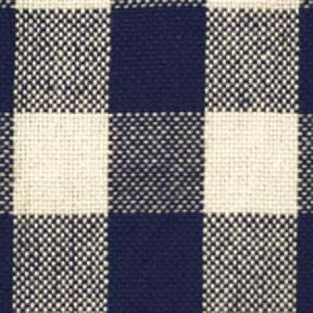 Navy Cream Small Check Homespun - Dunroven House - H704-N