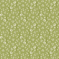 Green Floral Rings - Sentiments - Kaye England - Wilmington Prints - 98727-771