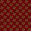 Cranberry Swirled Feathers - Scrap Basket Favorites - Kim Diehl - Henry Glass - 1510-88
