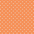 White Swiss Dot On Orange - Riley Blake - C670R-60ORAN