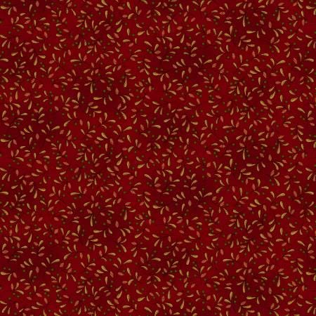 Cranberry Buds and Berries - Scrap Basket Favorites - Kim Diehl - Henry Glass - 1529-88