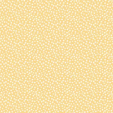 Fabric - Yellow - Random - Dots - Franny's Flowers - Maywood Studio - 10507M-S