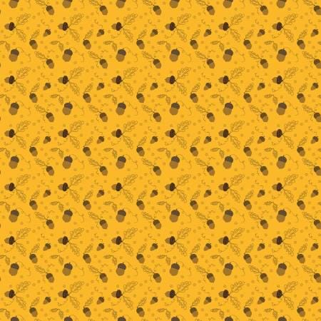 Awesome Autumn - Acorns Saffron - Riley Blake Designs - C12172R-SAFFRON