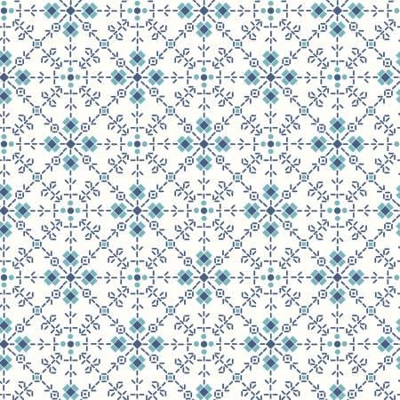 108" Wide Backing - Denim Bee Plaids Homemade - Riley Blake Designs - WB12040R-DENIM