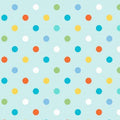 Alphapet Zoo - Multi Polka Dot on Blue - Springs Creative - SPR48574-A620715