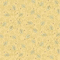 Cream Leaf Vine - Butter Churn Basics - Kim Diehl - Henry Glass - 6559-44