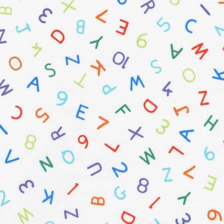 Alphanumeric White - Fun ABC 123 - Robert Kaufman - RALD229061