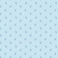 Blue Mini Leaves - Franny's Flowers - Maywood Studio - 10506M-B