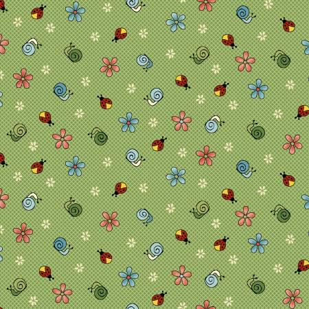 Backyard Happenings - Green Snails - Henry Glass - 2589-66