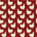 Homestead Life - Burgundy Chicken Fancy - 51519-4 - Judy Jarvi - Windham Fabric