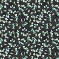 Sundance Meadow - Black Vines - Wilmington Prints - 33851-977