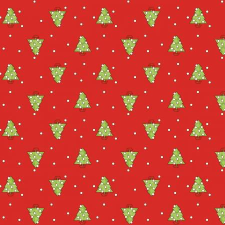 Nicholas Tiny Trees Red - J. Wecker Frisch - Riley Blake - C12339R-RED