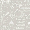 Coffee Chalk Blackboard Taupe - J. Wecker Frisch - Riley Blake - C11035R-TAUPE
