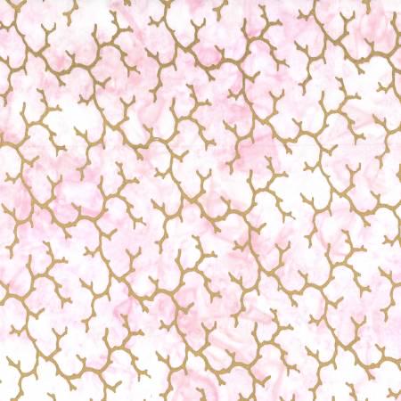 Pink Coral Reef Batik Metallic - Michael Miller - MM050725