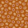 Orange Tossed Blossoms - Quiet Grace - Kim Diehl - Henry Glass - 920-30