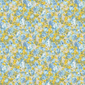 Blue Yellow Sunshine Mini Blooms - Windham - 51804A-4