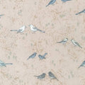 Birds Natural w Metallic - Robert Kaufman - WELM2080814