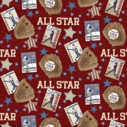 Game Time - Red Baseball Posters - Benartex - BEN2604-10
