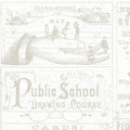 Catalog Patch Lt Gray - Art Journal - J. Wecker Frisch - Riley Blake - C13046R-LTGRAY