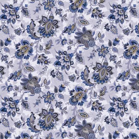 Comfy Chair Blue - The Drawing Room - Benartex- 17007B-50
