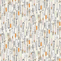 Cream Knife and Fork - Fancy Fruit - Kris Lammers - Maywood Studio - 10306M-E