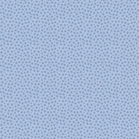 Blue Stars All Over - Safari Lullaby - Wilmington Prints - 36269-444