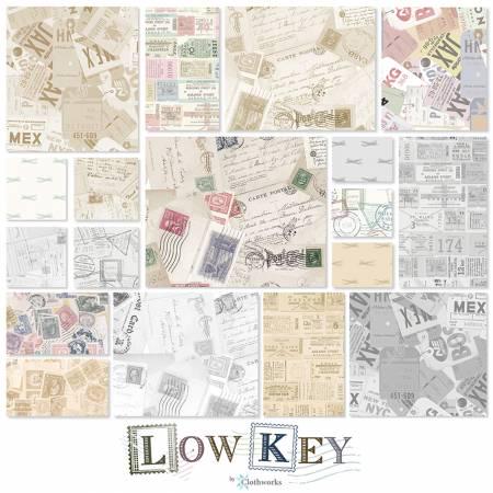 Low Key - Fat Quarter Bundle - 18pcs stack - Clothworks - FQ0367