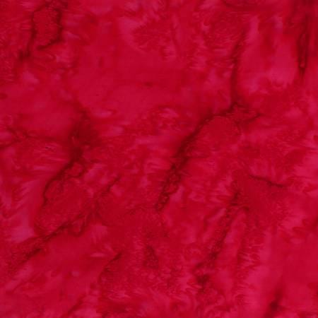 Red Watercolor Batik - Hoffman Fabrics - 1895H-5