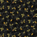 Charcoal Falling Leaves - Marcus Fabrics -R210339D-CHARCOAL