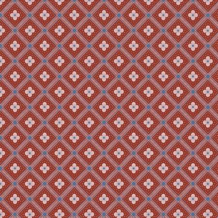 Summer House - Manor Tile Red - Liberty Fabrics - Riley Blake - 04775671Y - 889333146025