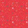 Red Snowflake Fun - Oh What Fun - Poppie Cotton - OF23305