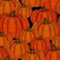 Orange Pumpkins - Harvest Campers - 3 Wishes Fabric - 16633-ORG