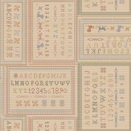 108" Wide Backing - Multi Sampler Patch - Marcus Fabrics - R360923D-MULTI