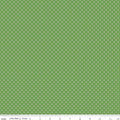 White Swiss Dot on Clover Green - Riley Blake Designs - C670-CLOVER