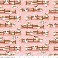 Harmony Farm Sheep Dream Pink - Riley Blake Cotton Fabric